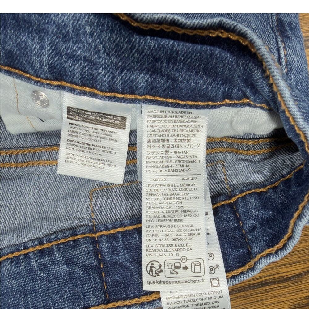 Levis 511 Slim Fit Jeans Mens 30x30 Blue Medium Wash Denim Pants 04511-6000 - Picture 11 of 11